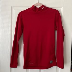 Nike dri-fit long sleeve warm mock-top